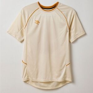 Umbro Beige and Orange Jersey #9 Sz Men’s Large NEW NWT
